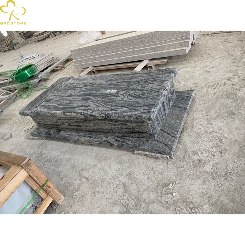 الصين الجديدة Juparana Custom Granite Tombstone Manufacturer