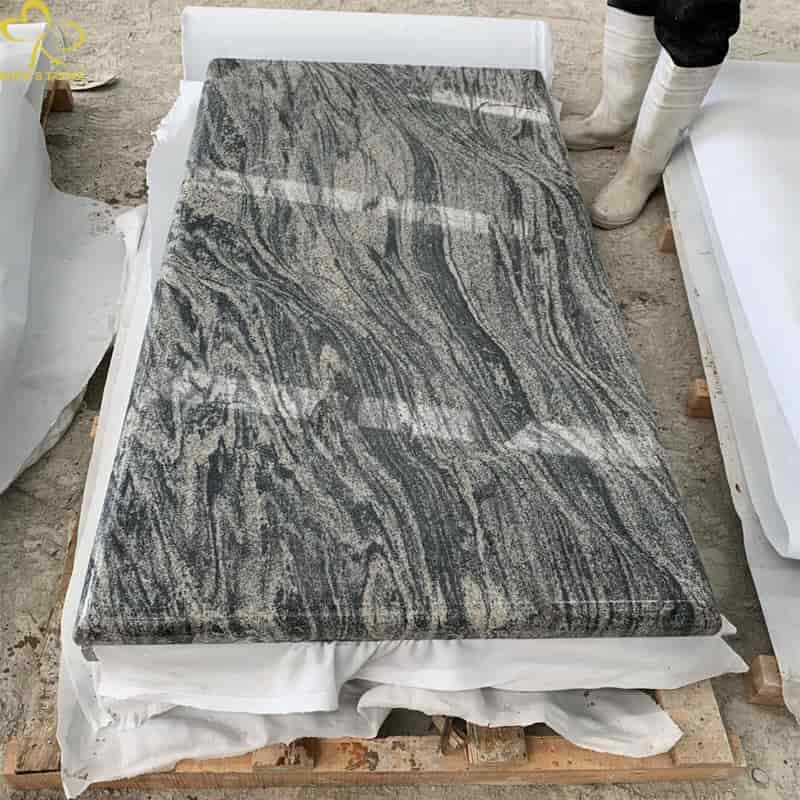 الصين الجديدة Juparana Custom Granite Tombstone Manufacturer