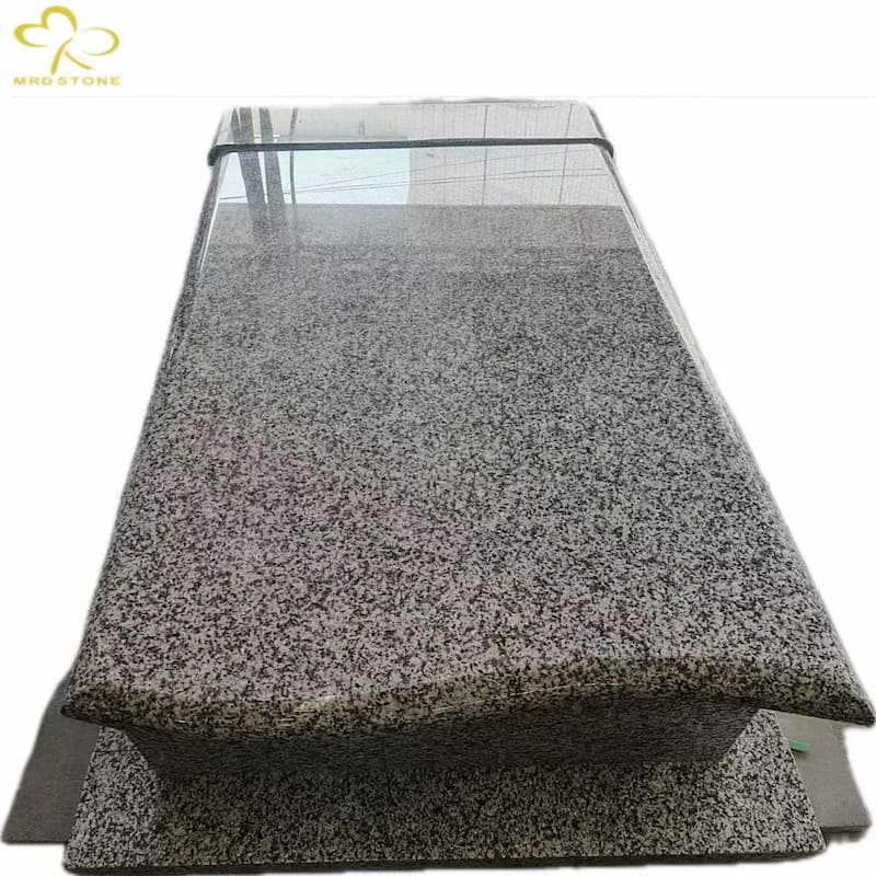 Eternal Elegance: Ivory White Granite Tombstone Crafted with Care
