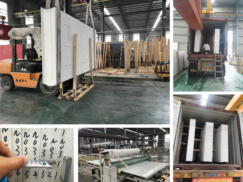 Quartz Slab Fitting Wardrobe Flowchart